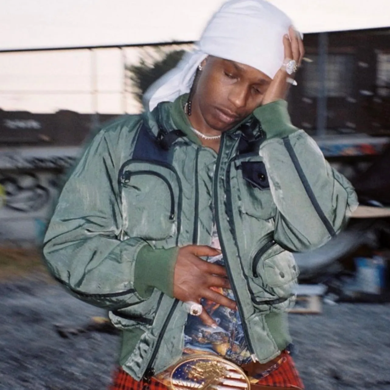 1996 Issey Miyake Parachute Cargo Bomber