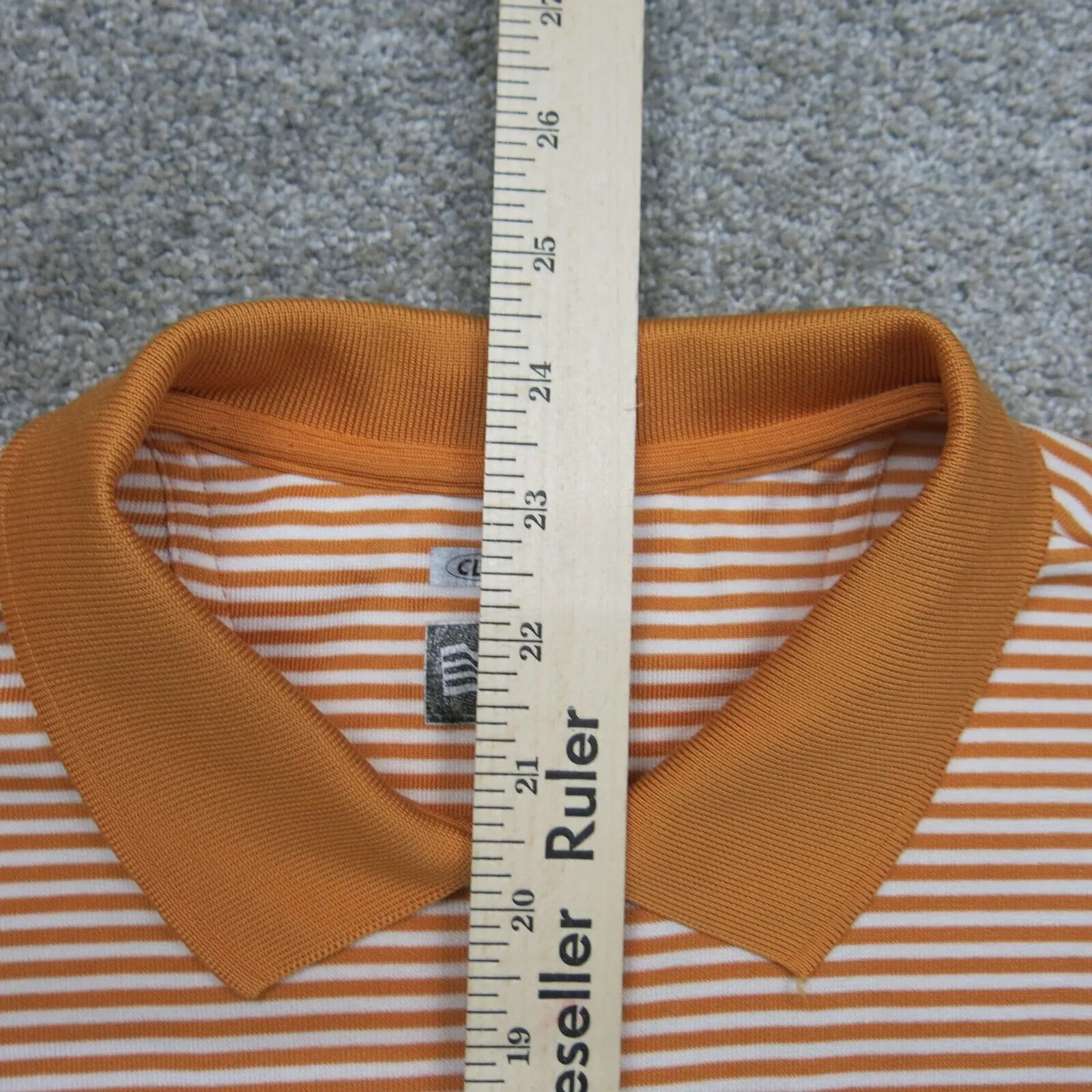Adidas Climacool Womens Pullover Polo Shirt Sleeveless Orange White Size Small