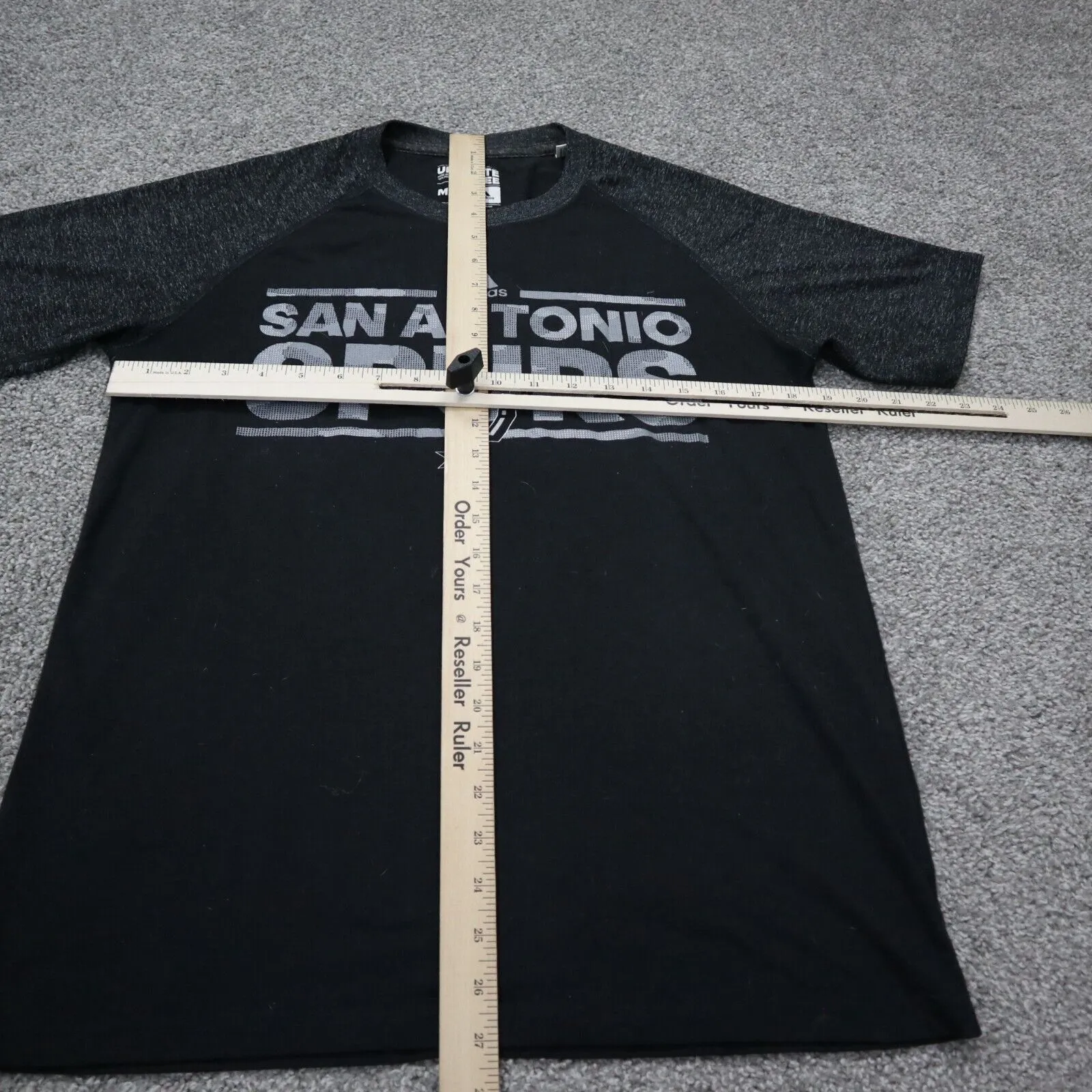 Adidas Men Casual Pullover T Shirt Short Sleeve Crew Neck Black Size Medium