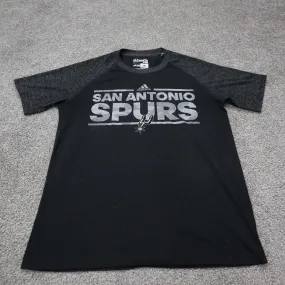 Adidas Men Casual Pullover T Shirt Short Sleeve Crew Neck Black Size Medium