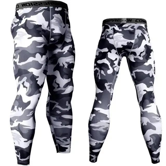 Aidase Men's Running Leggings Sportswear Quick Dry Gym Fitness Tights Workout Training Jogging Sports Trousers Compression Sport Pants