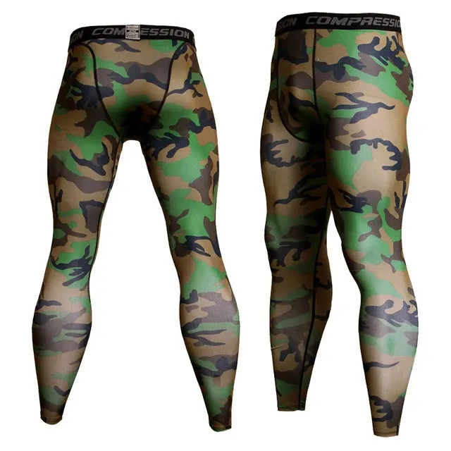 Aidase Men's Running Leggings Sportswear Quick Dry Gym Fitness Tights Workout Training Jogging Sports Trousers Compression Sport Pants
