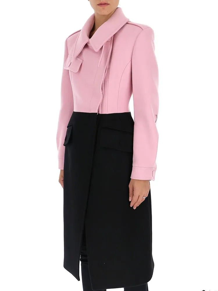 Alexander McQueen Colour Block Tailored Coat