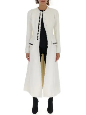 Alexander Wang Long Tweed Button Coat