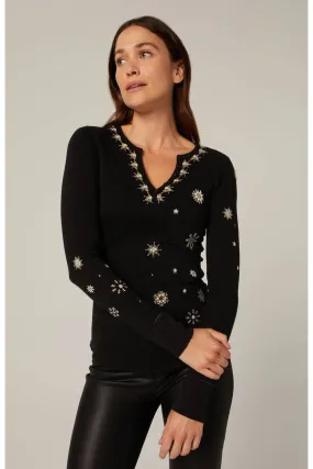 Alp N Rock Annika Henley Shirt | Black