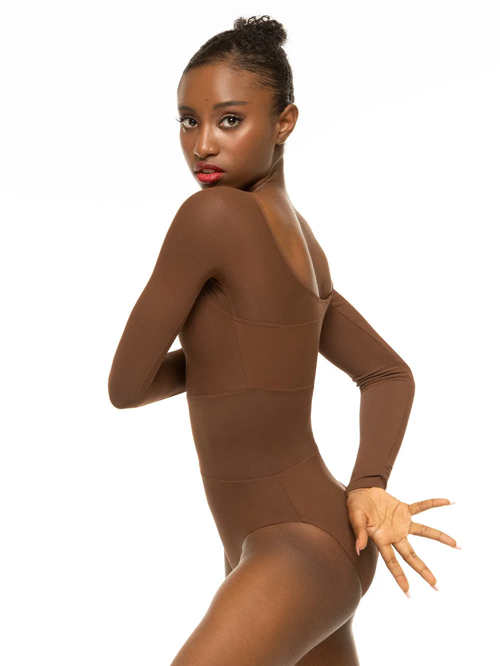 Amelie Coffee Kids Leotard RTW