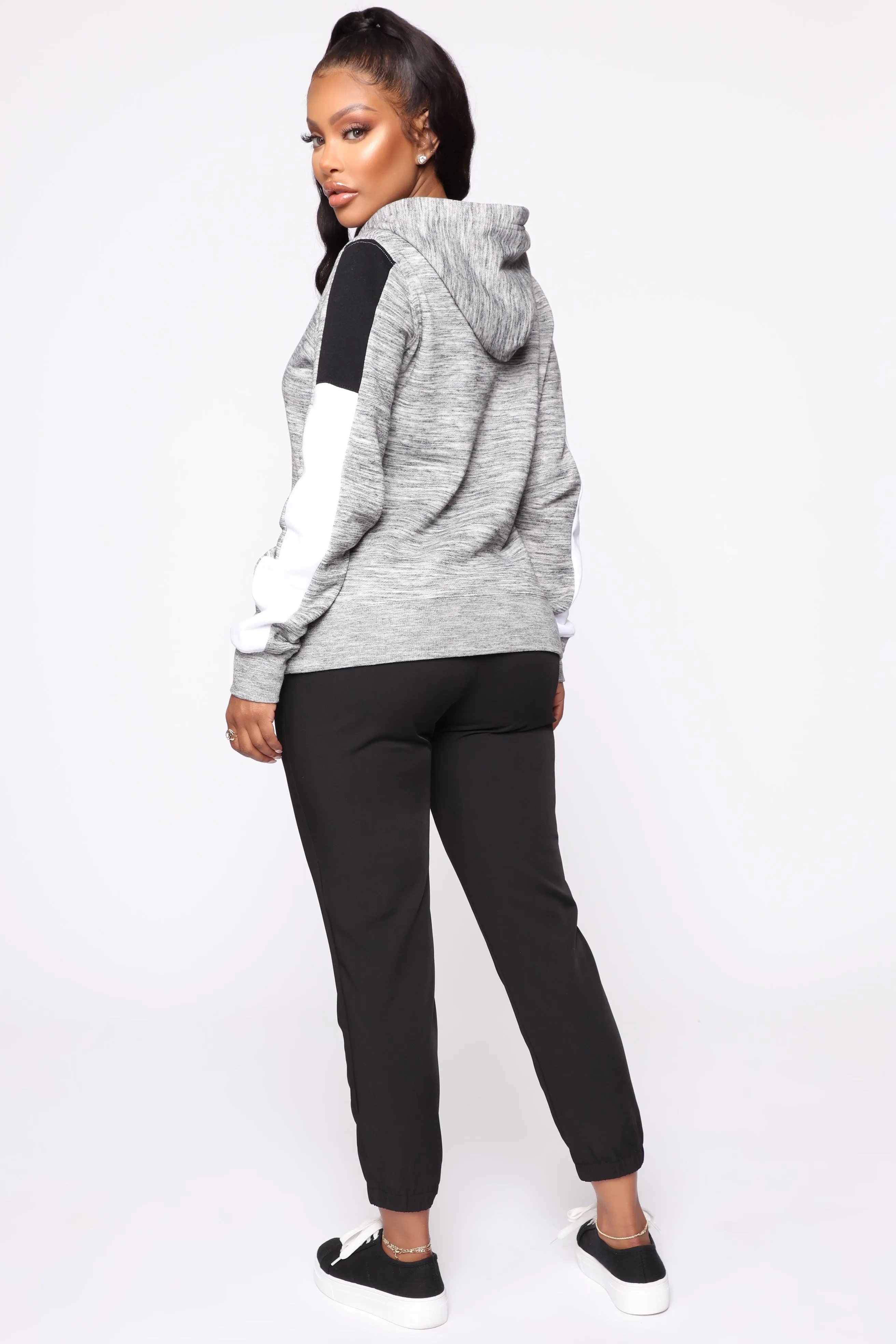 Analissa Pullover Hoodie - Charcoal