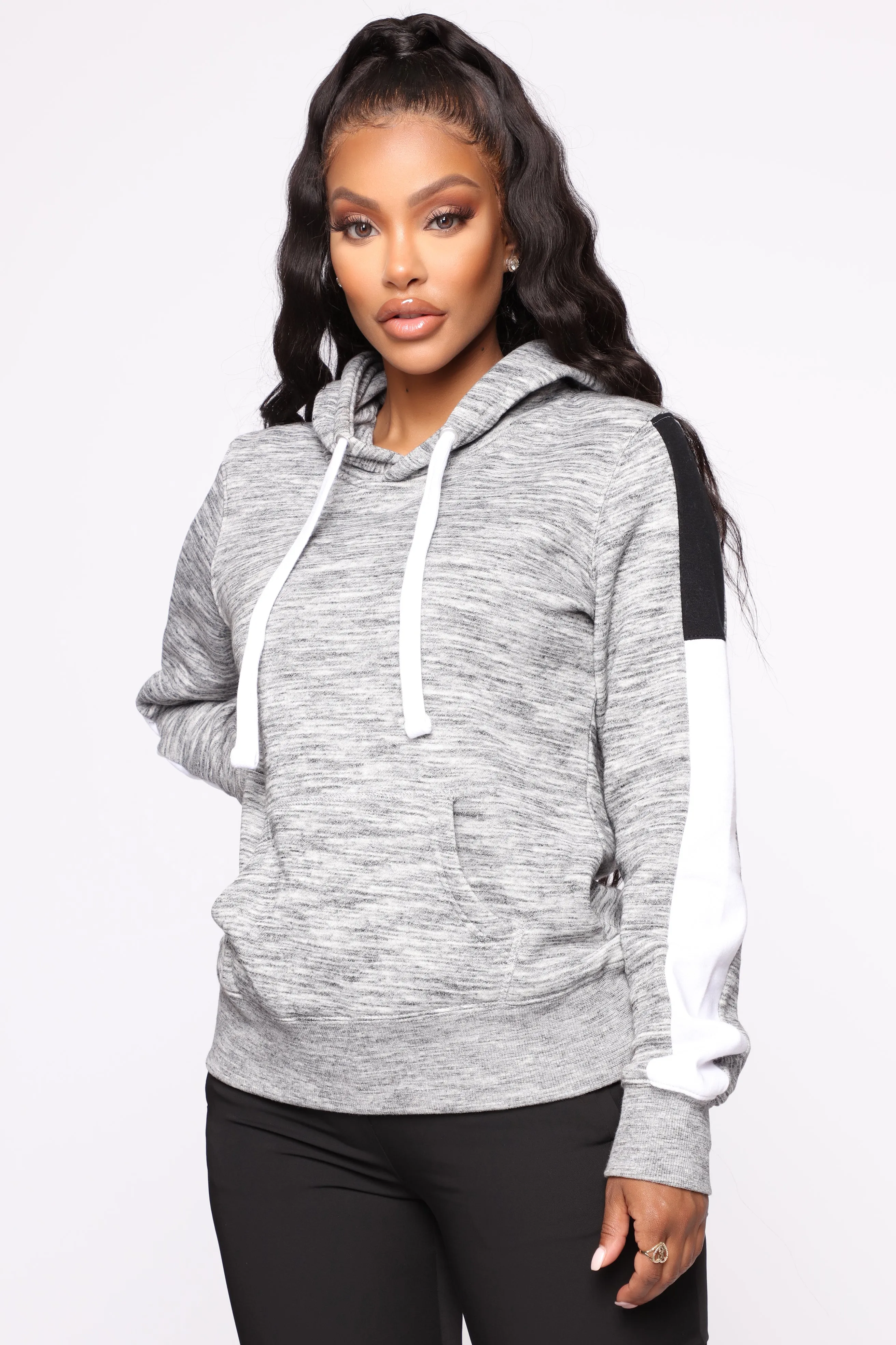 Analissa Pullover Hoodie - Charcoal