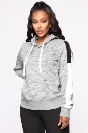 Analissa Pullover Hoodie - Charcoal