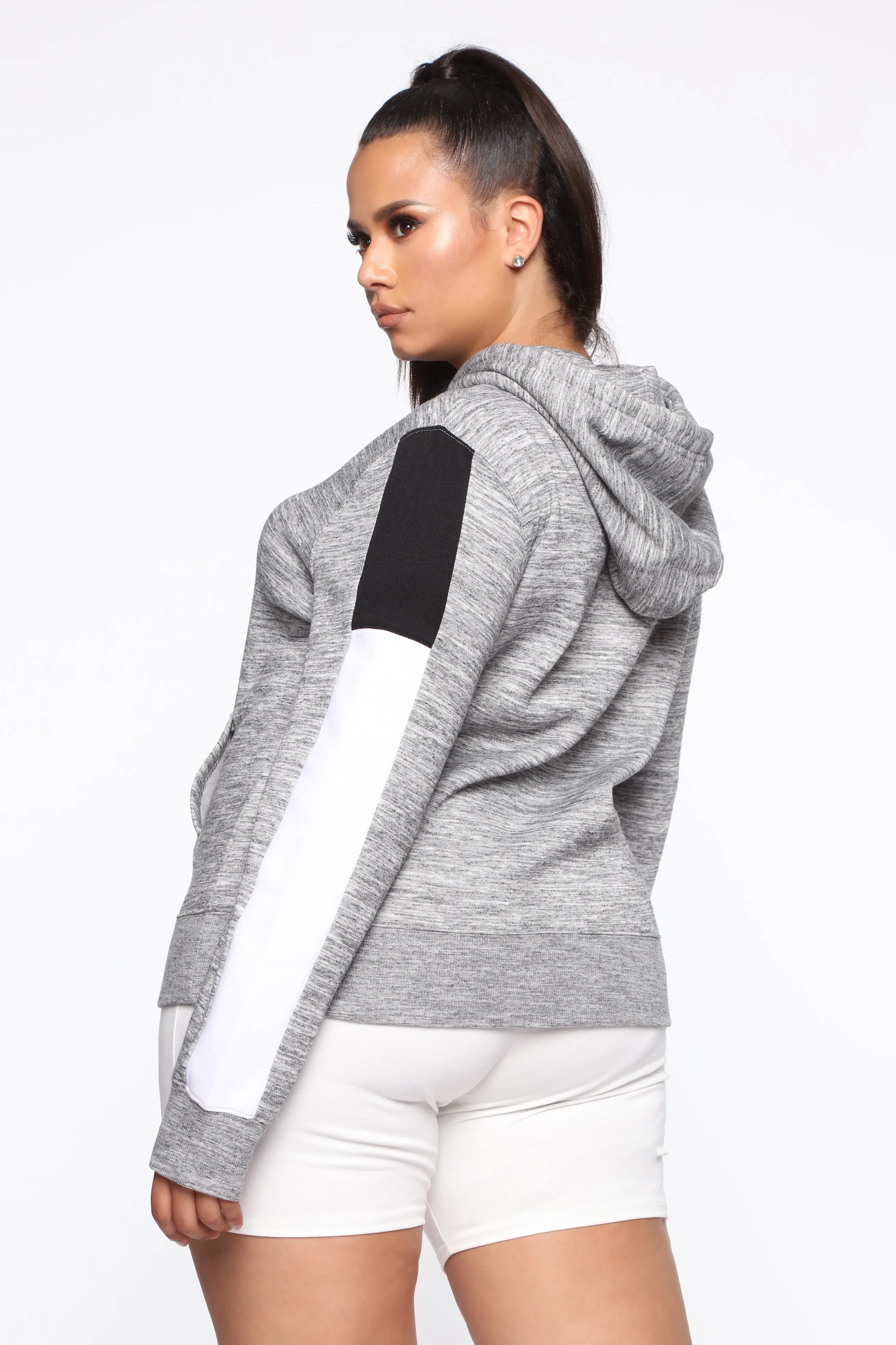 Analissa Pullover Hoodie - Charcoal