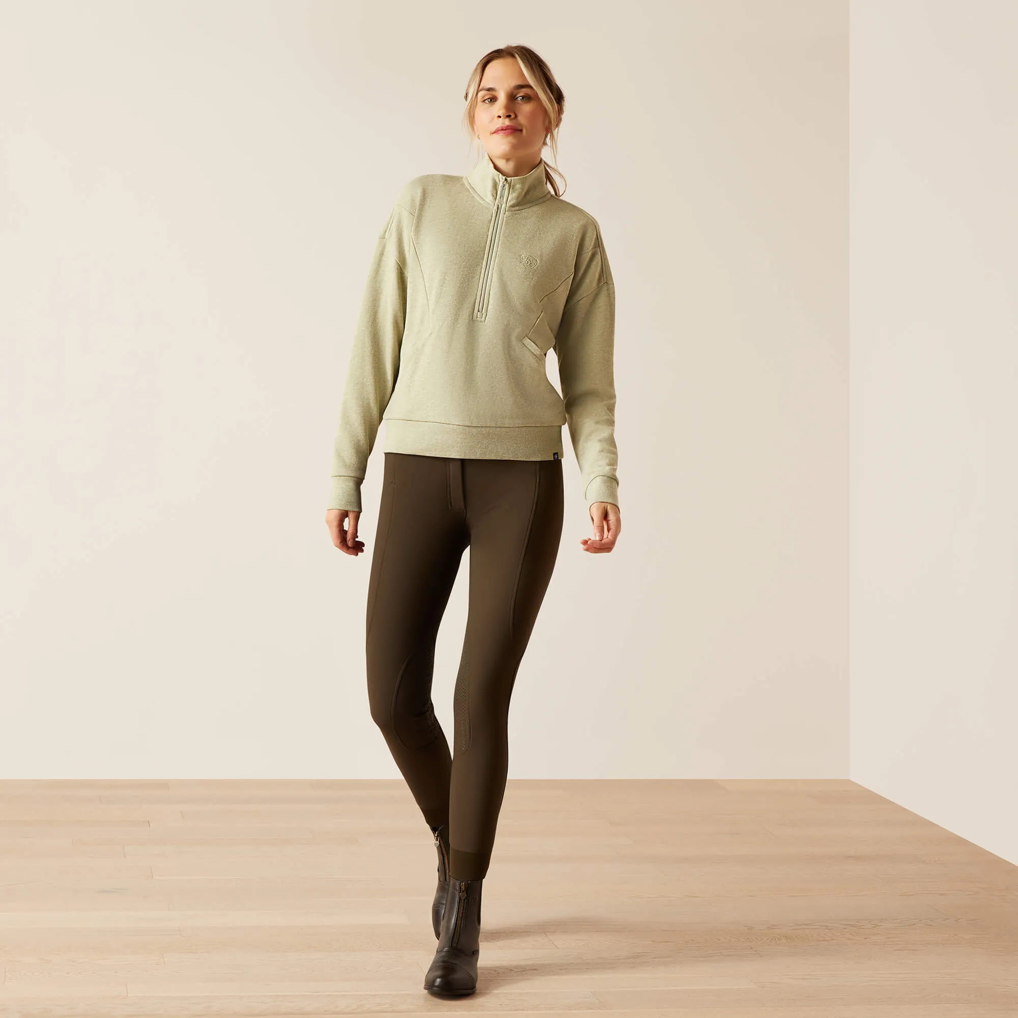 Ariat Ladies Friday Cotton 1/2 Zip Sweatshirt