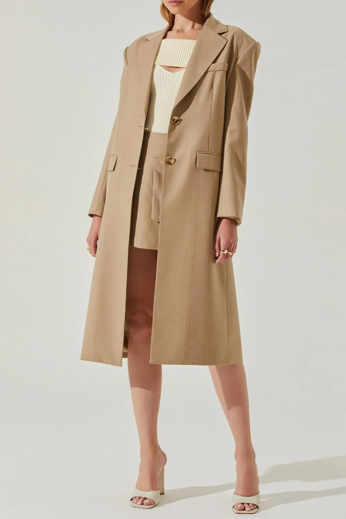 ASTR THE LABEL - BRYLEE WOOL BLEND COAT