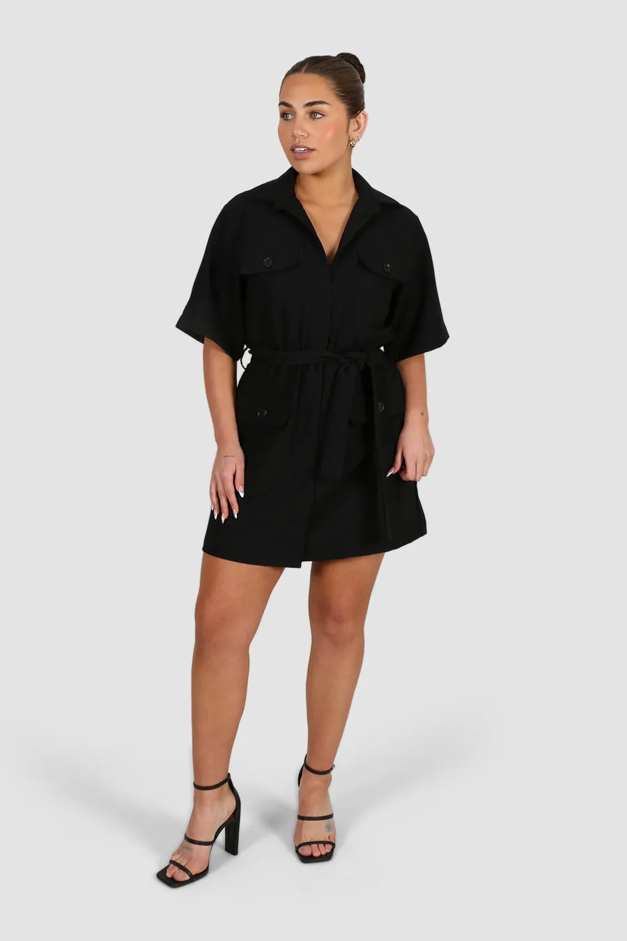 ATHENA DRESS BLACK