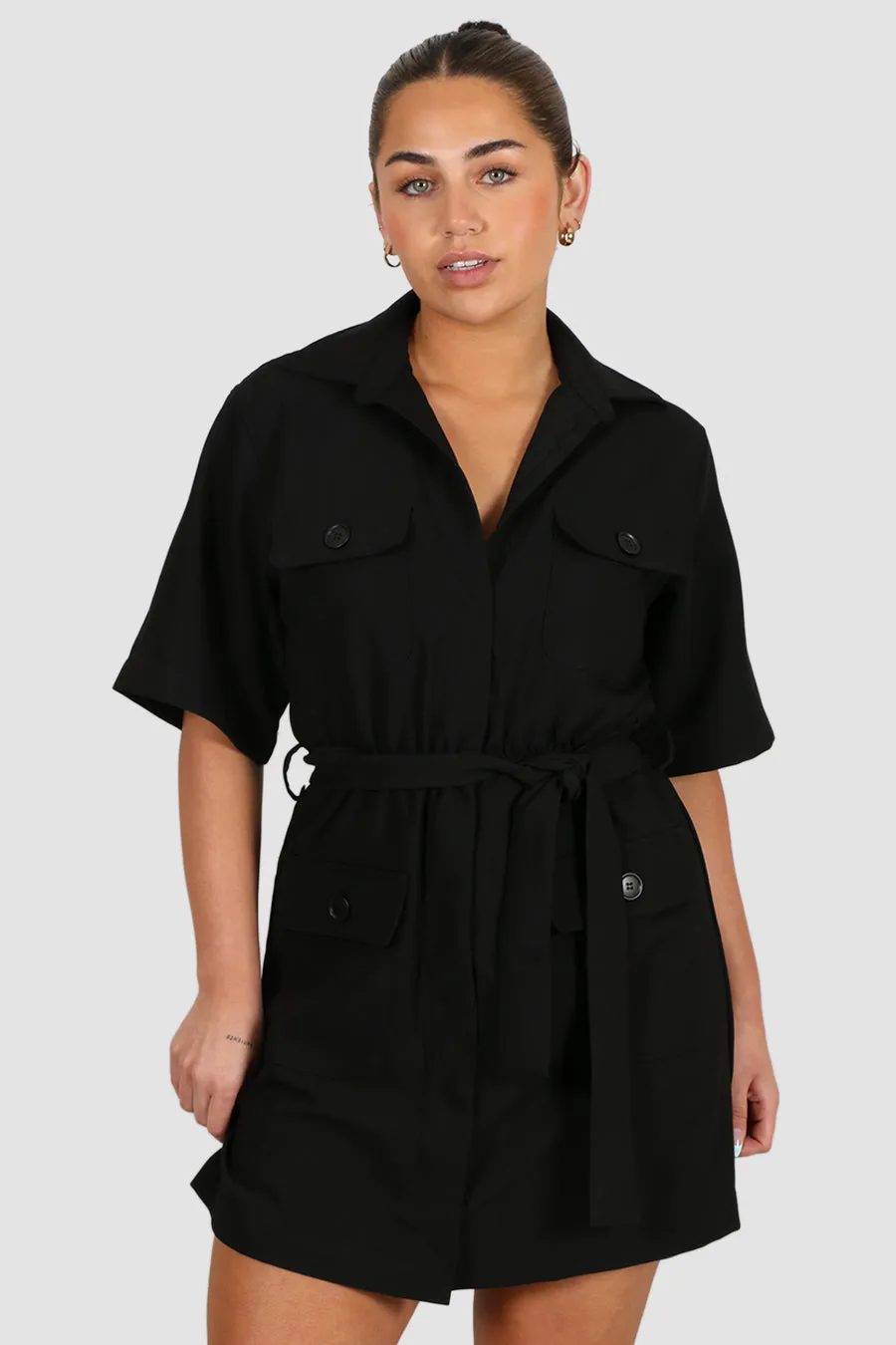 ATHENA DRESS BLACK