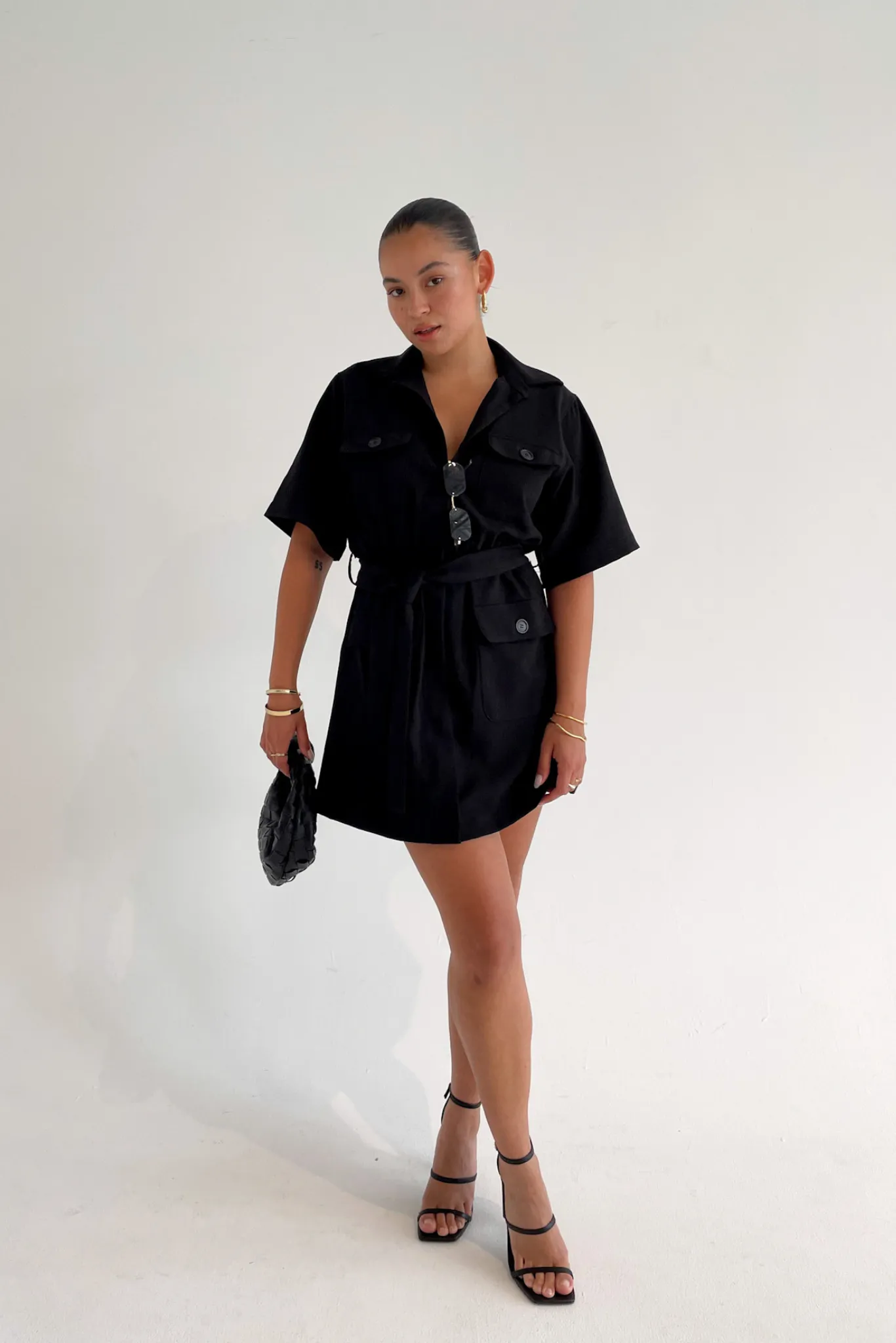 ATHENA DRESS BLACK