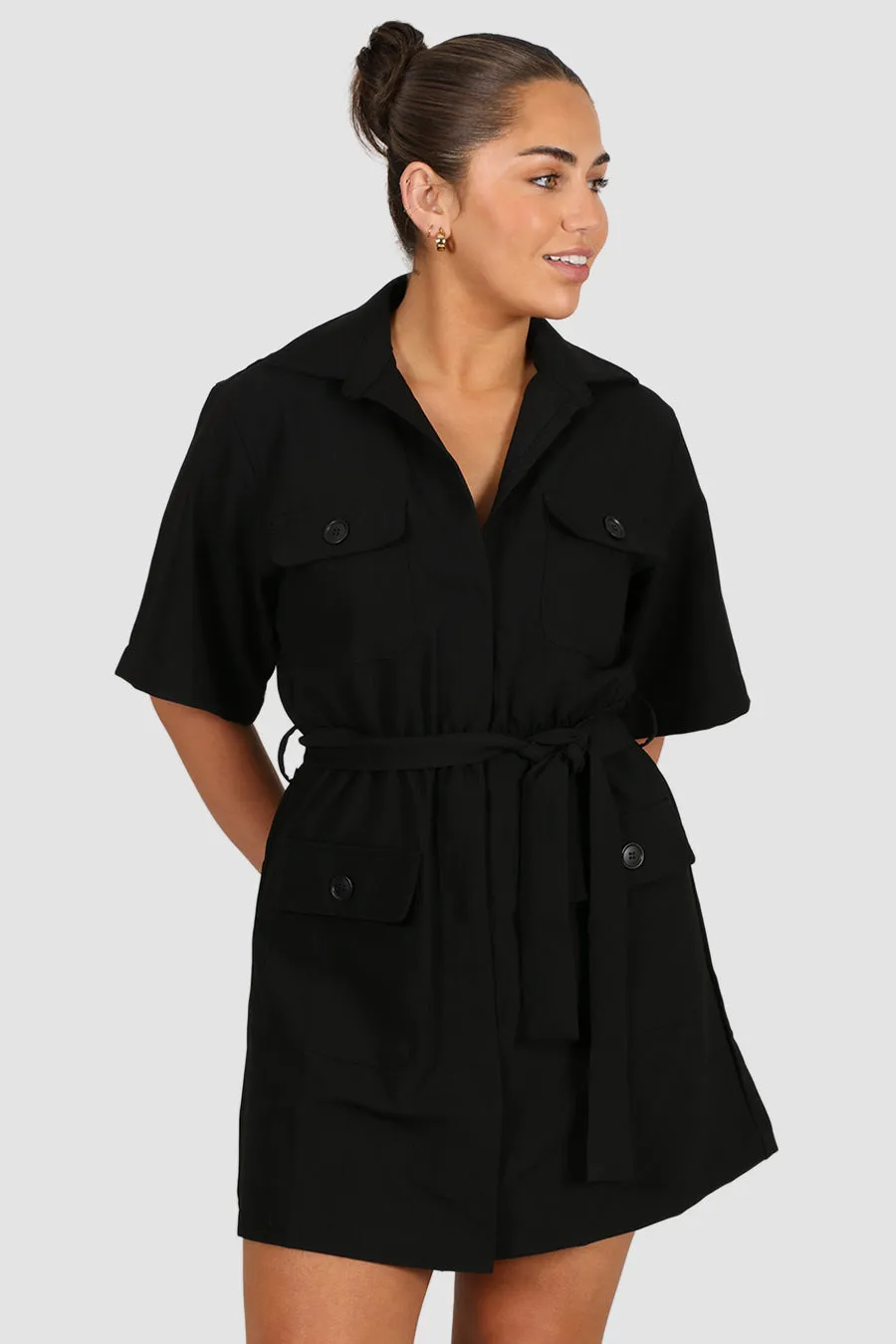 ATHENA DRESS BLACK