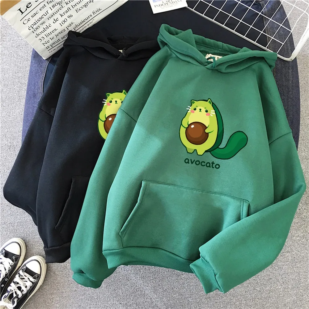 Avocato Cat Hoodie