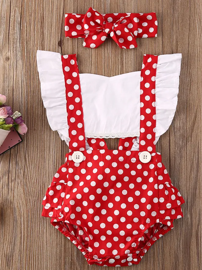 Baby We Love Ruffles Onesie with Headband Set