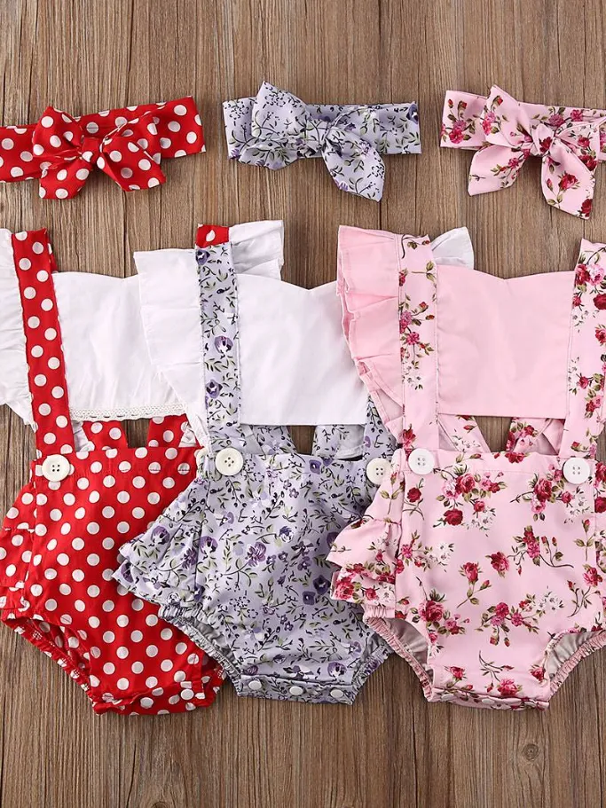 Baby We Love Ruffles Onesie with Headband Set