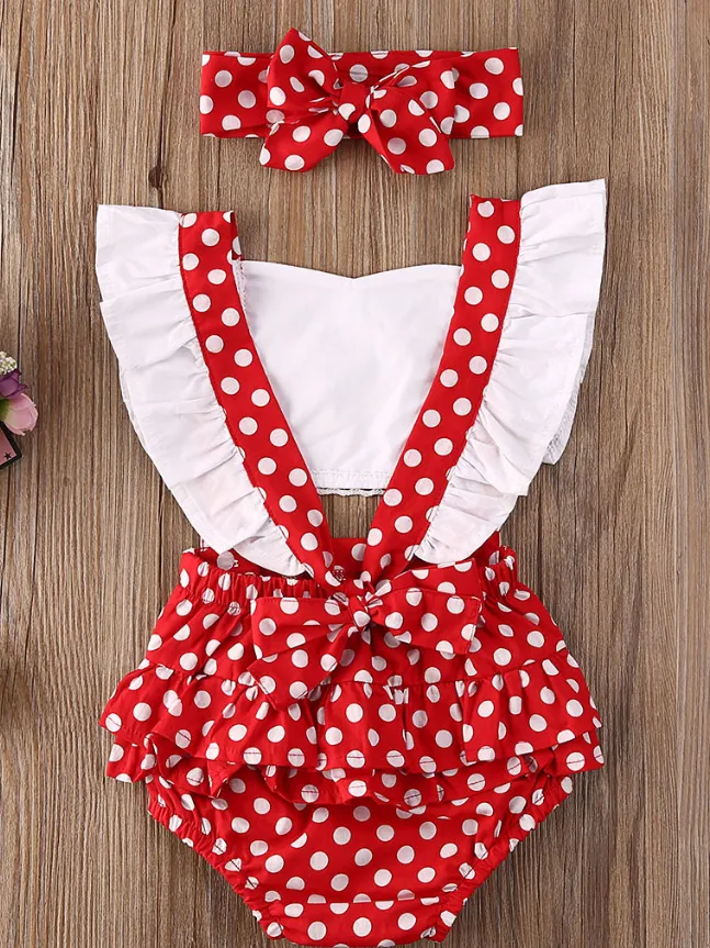 Baby We Love Ruffles Onesie with Headband Set