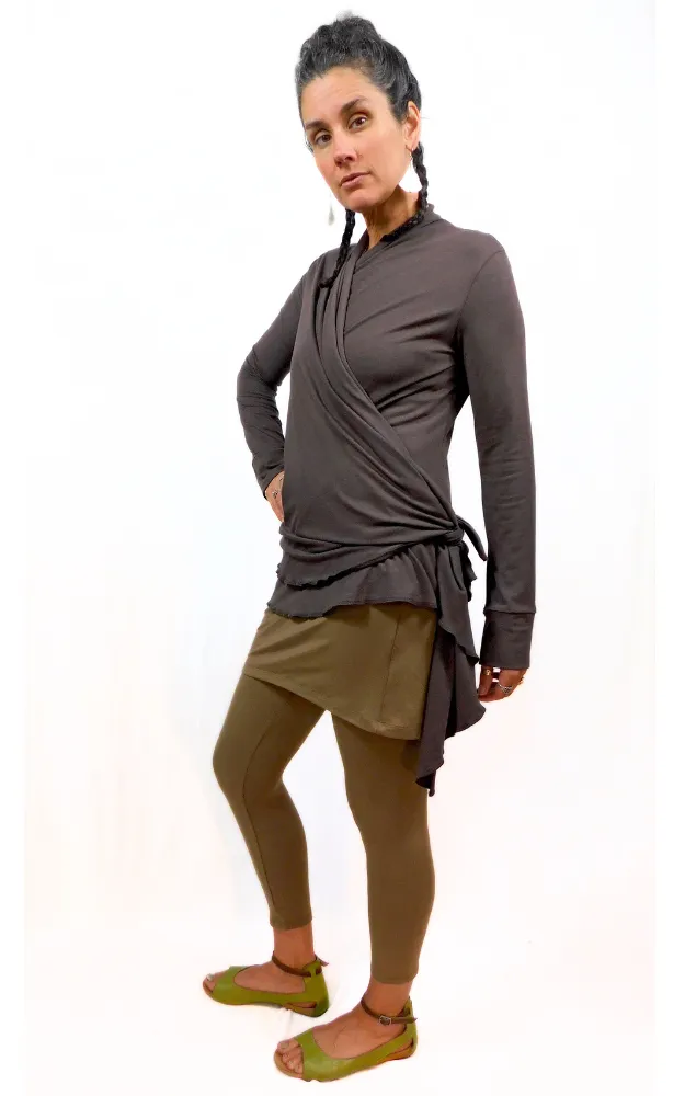 Bamboo Lettuce Wrap, Slim Dress & Tights - S,M,L