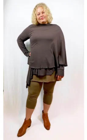 Bamboo Lettuce Wrap, Slim Dress & Tights - XL,2XL,3XL