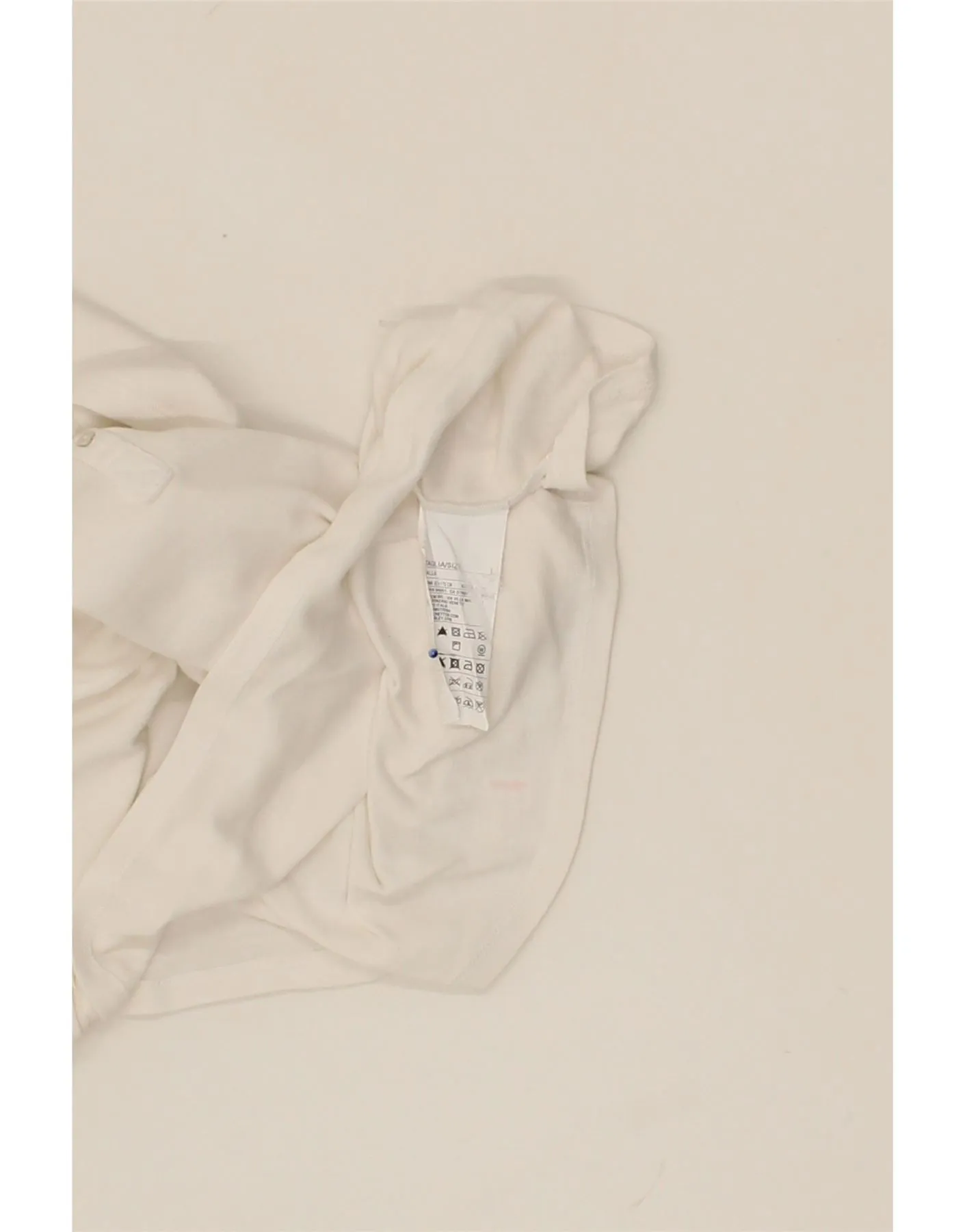BENETTON Womens T-Shirt Top UK 14 Large White Cotton