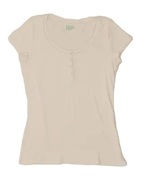 BENETTON Womens T-Shirt Top UK 14 Large White Cotton