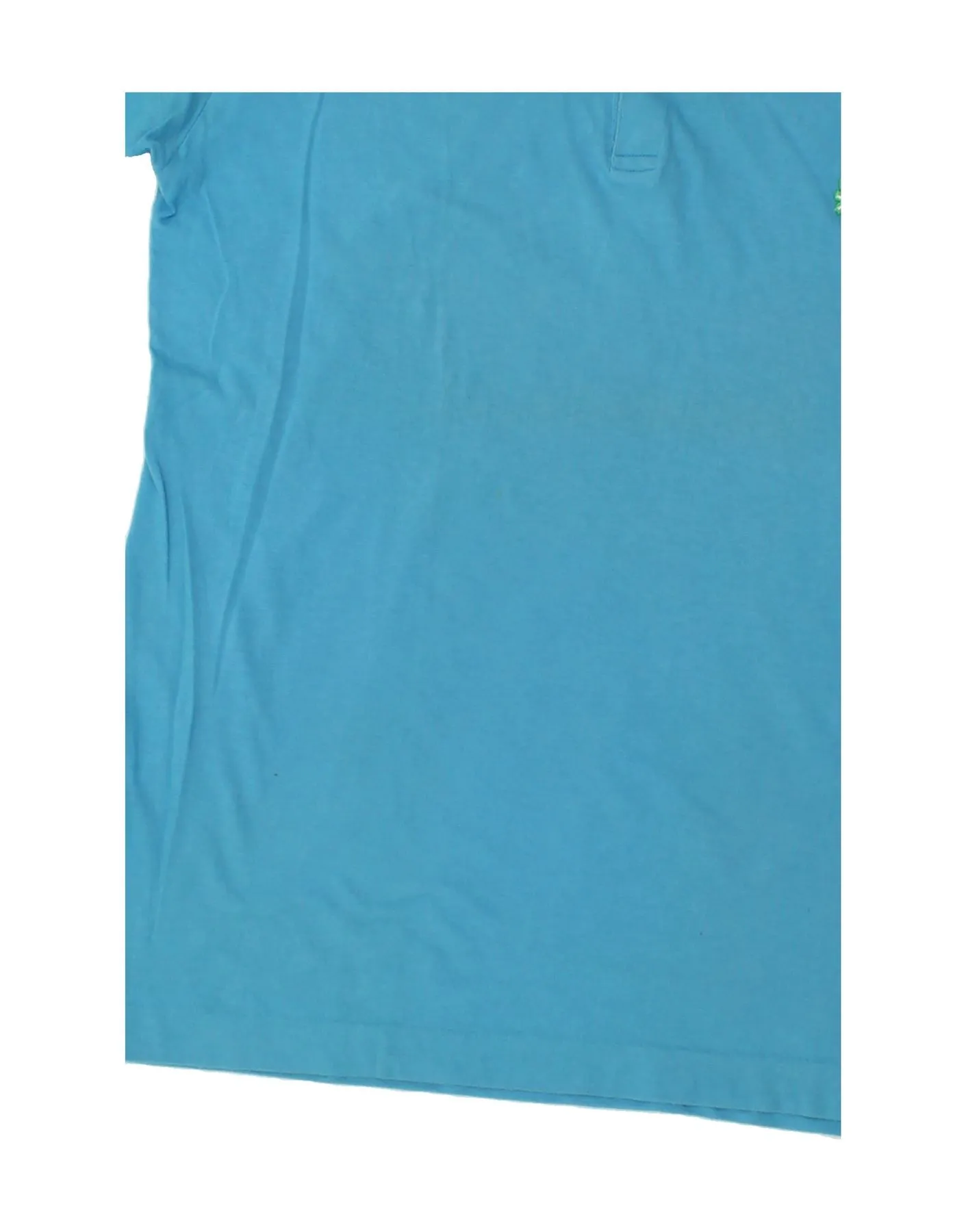 BENETTON Womens T-Shirt Top UK 14 Medium Blue Cotton