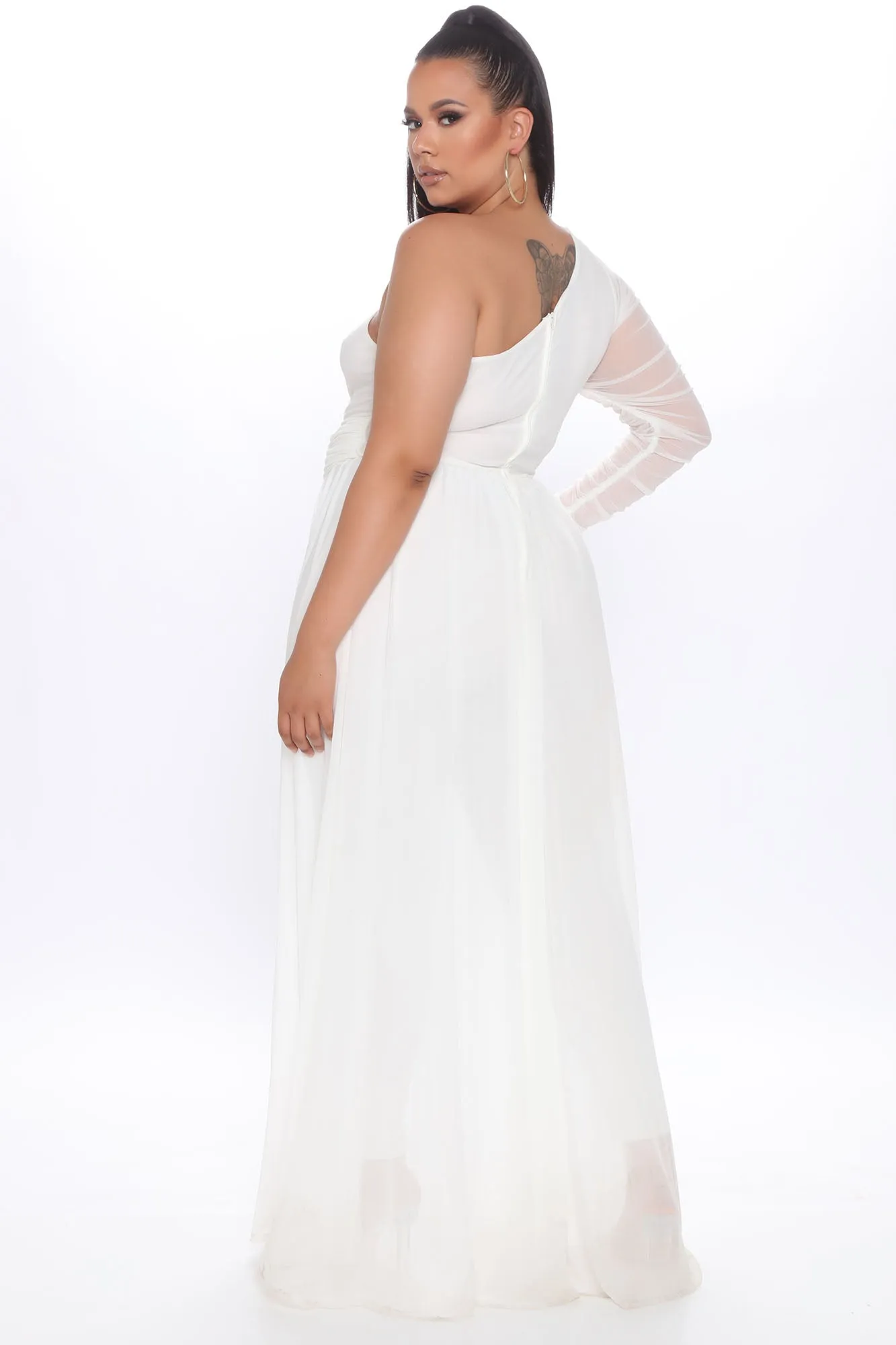Better Be Sure Mesh Jumpsuit - Off White