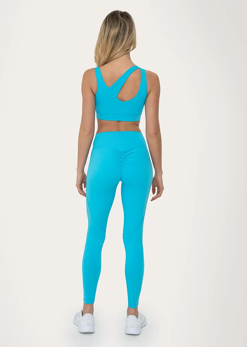 Birthday Scrunch Bum Legging Blue FINAL SALE