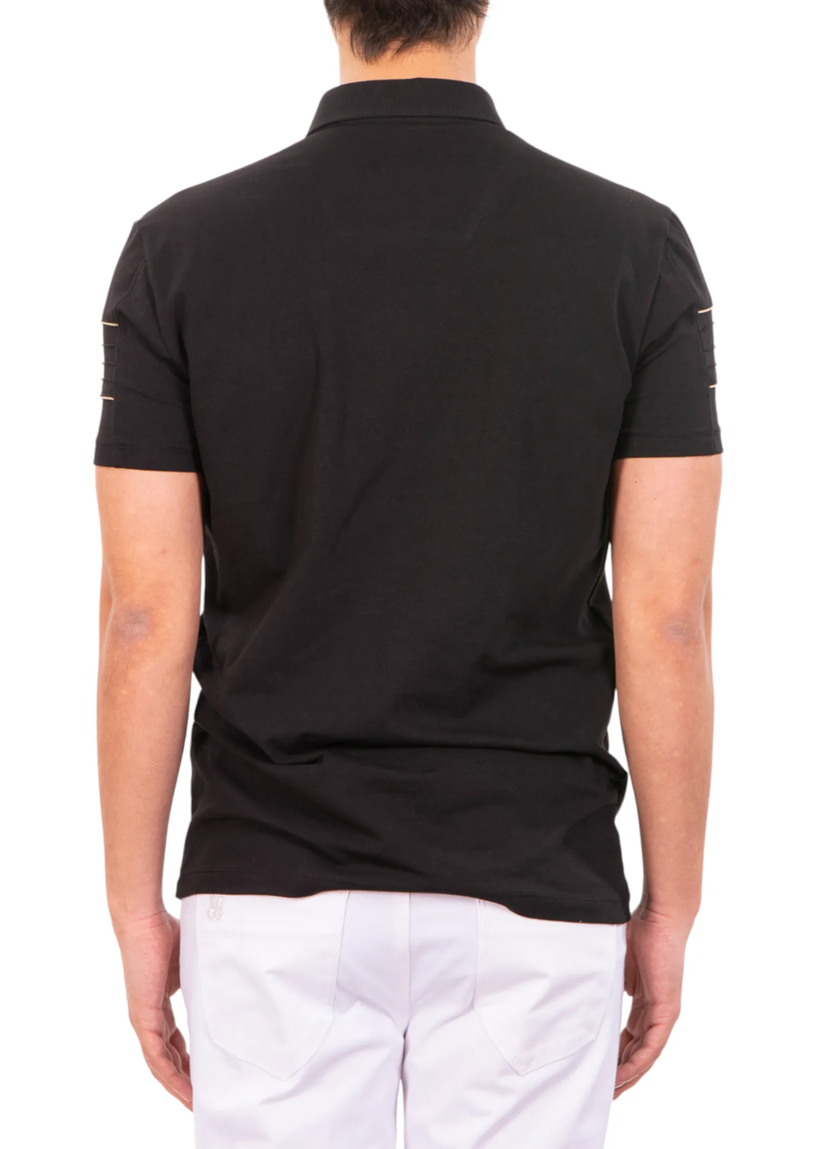 Black Gold Fleur De Lis  Polo