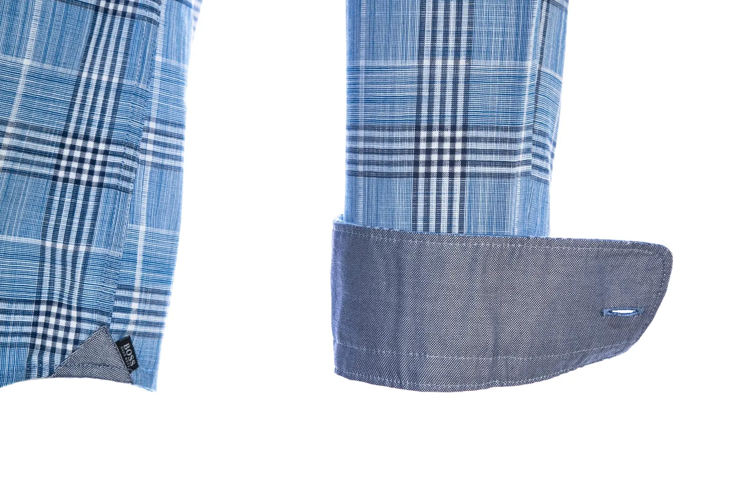 BOSS Lukas_53F Shirt in Blue Check