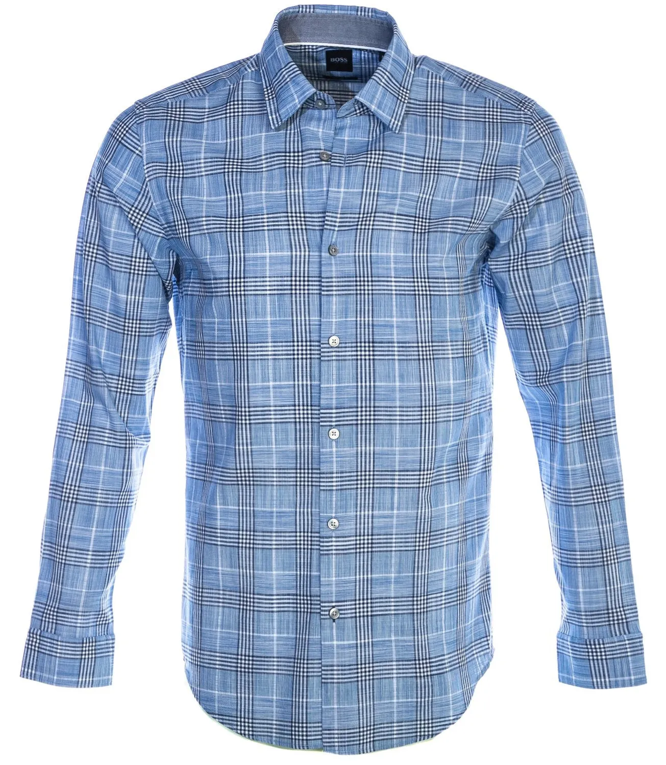 BOSS Lukas_53F Shirt in Blue Check