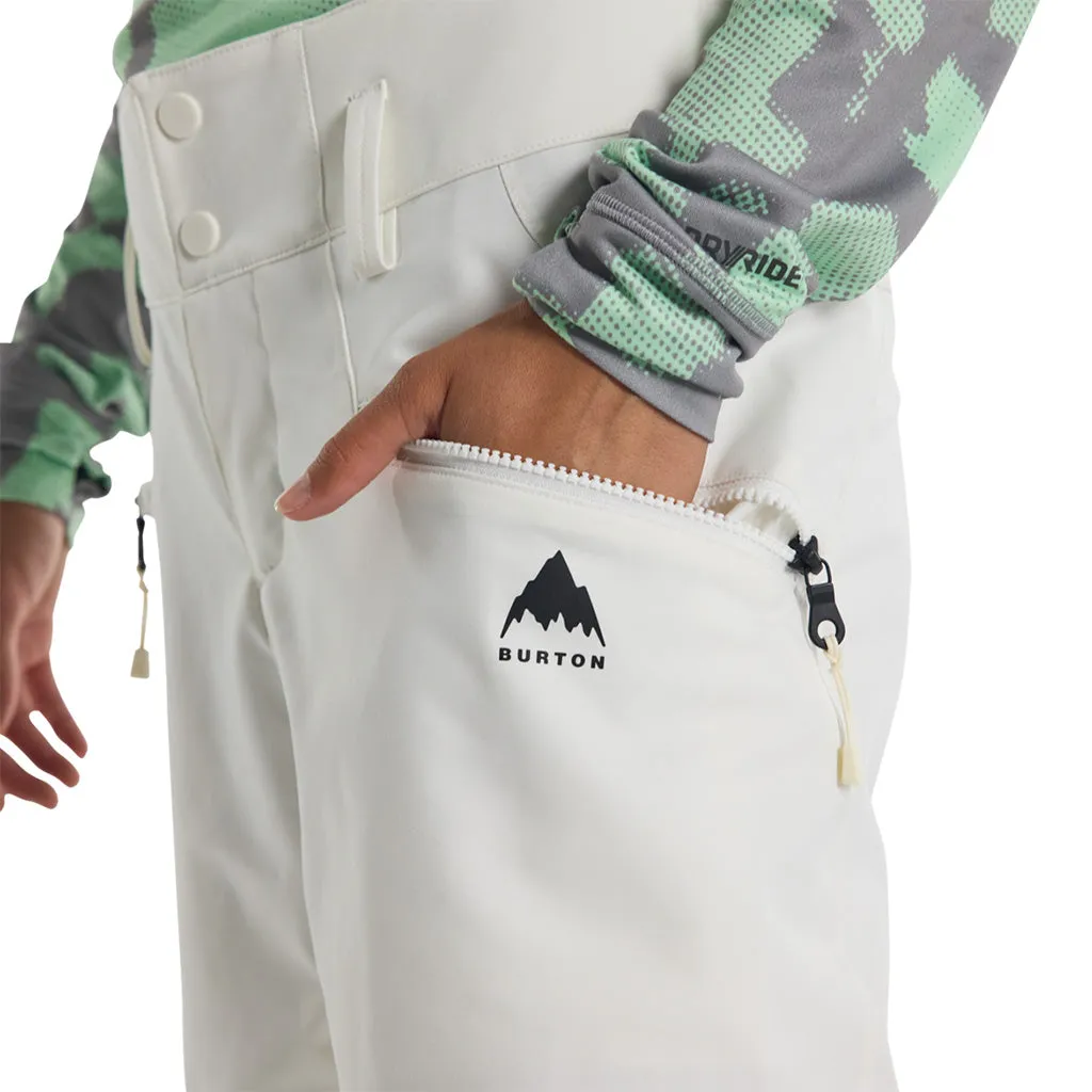 Burton 2024 Womens Marcy High Rise Pant - Stout White