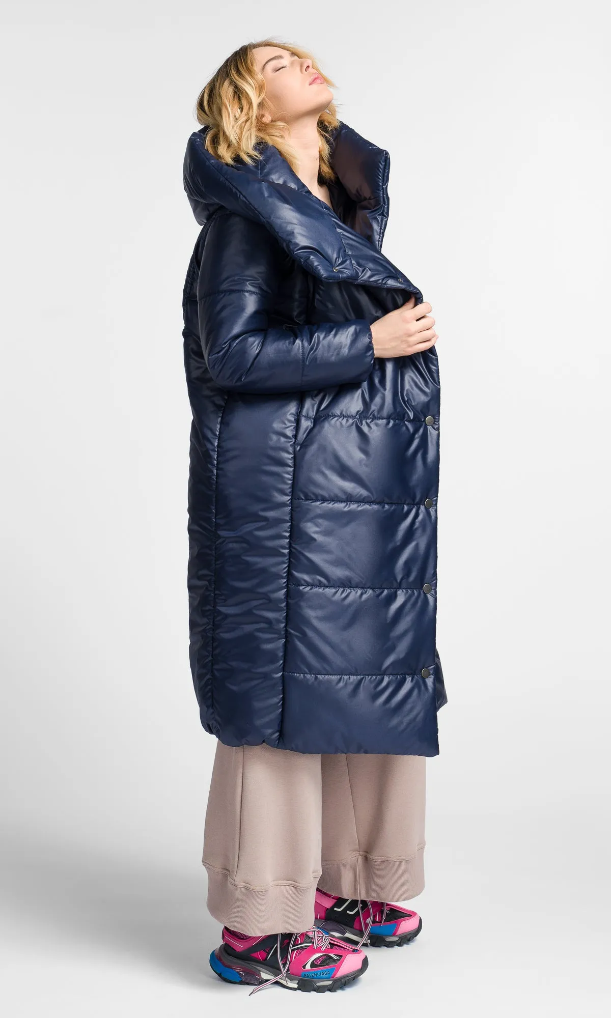 Button Front Quilted Jacket