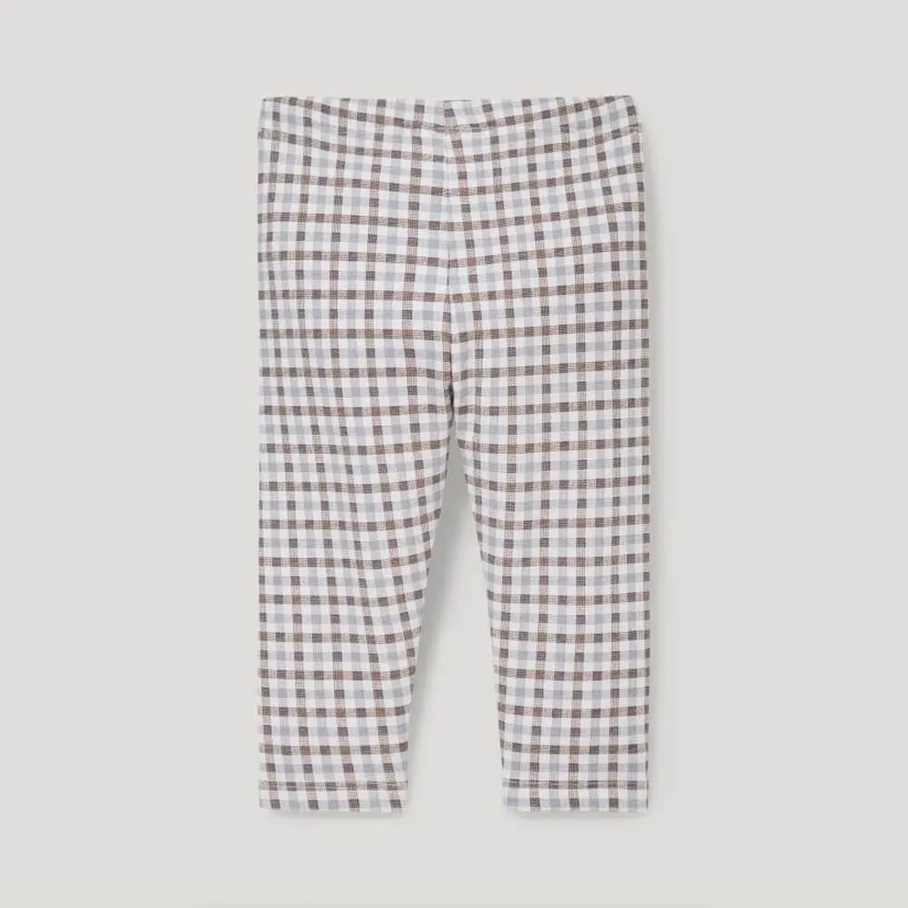 CA Baby Brown Check Fleece Tights 3661
