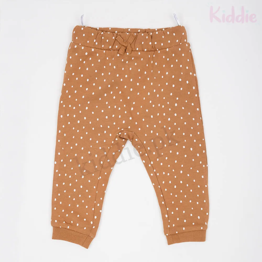CA Light Brown Fleece Tights 3662