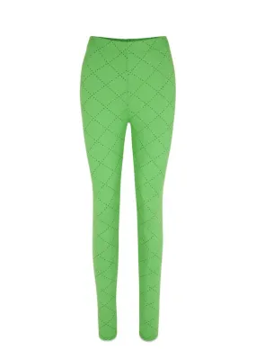 CalliopeMD print tights - Classic Green Logo