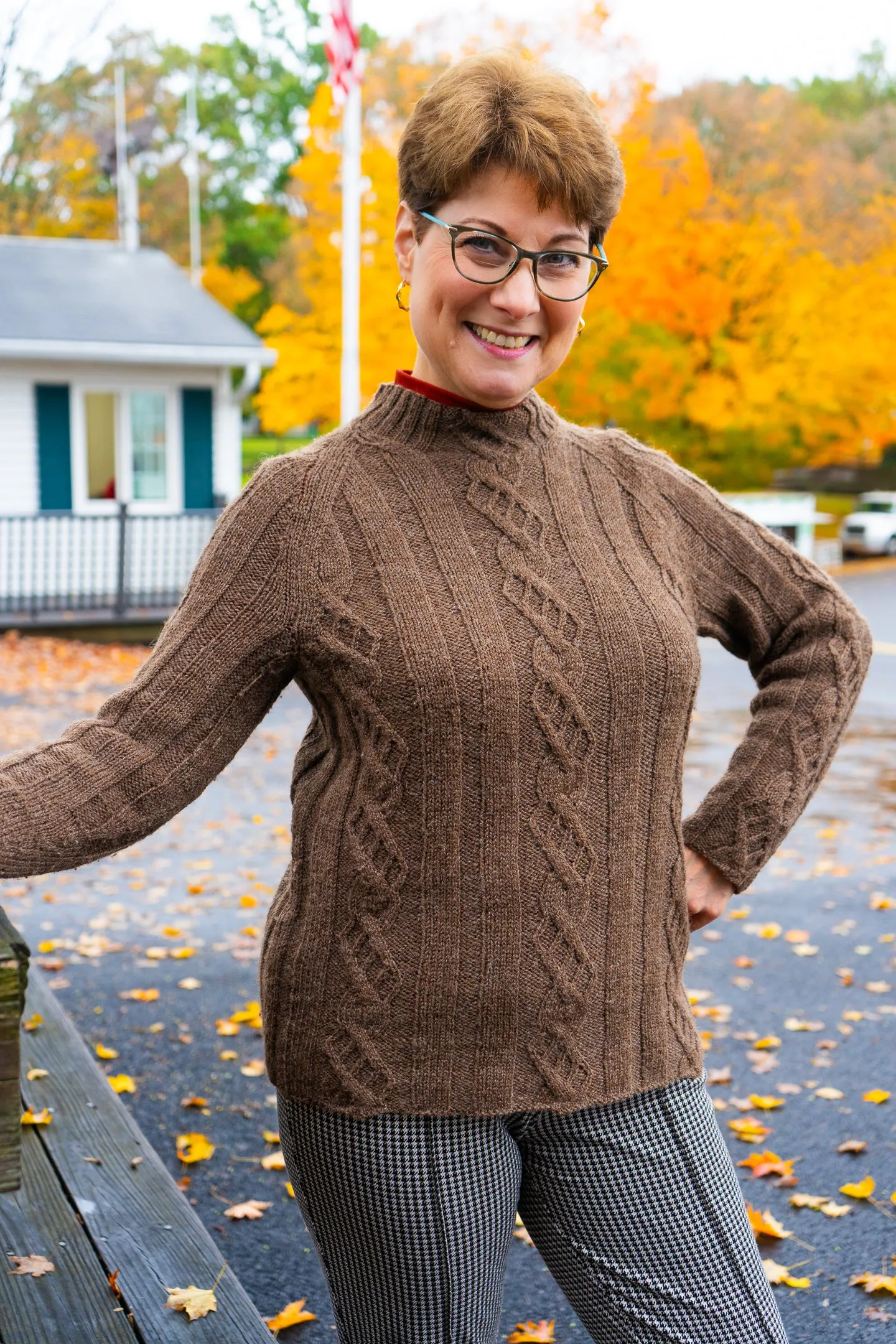 Cam Cable Pullover <br/><small>knitting pattern</small>