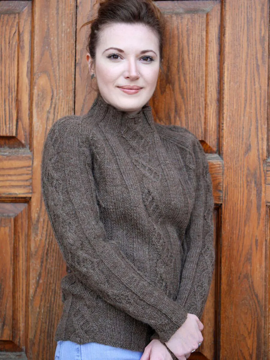 Cam Cable Pullover <br/><small>knitting pattern</small>