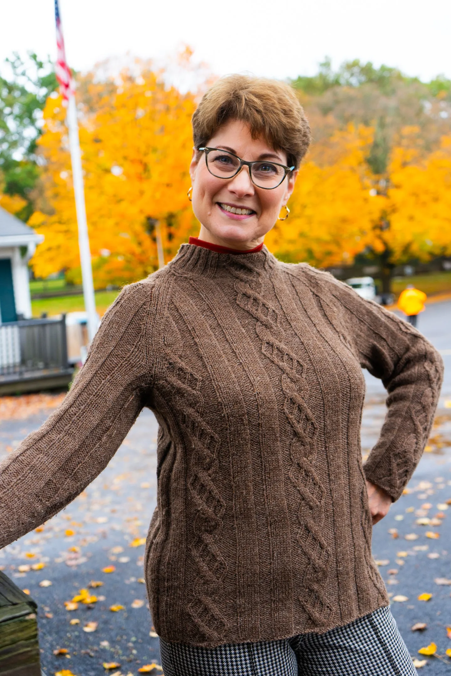 Cam Cable Pullover <br/><small>knitting pattern</small>