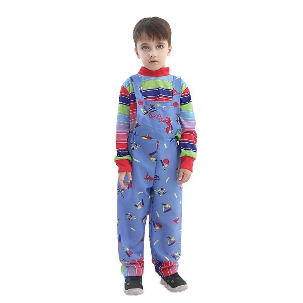 child's kids Chucky Costume Boy Jumpsuit Girls Dress stage Halloween