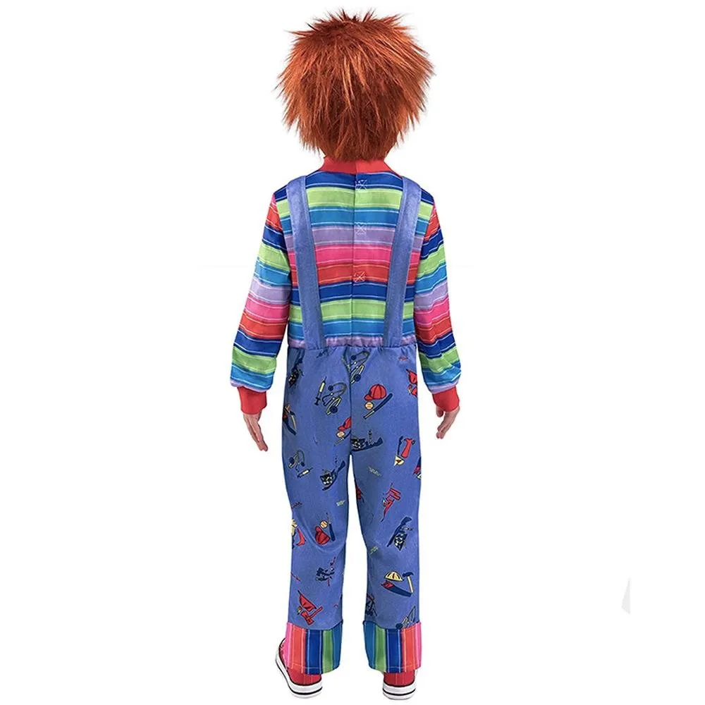 child's kids Chucky Costume Boy Jumpsuit Girls Dress stage Halloween