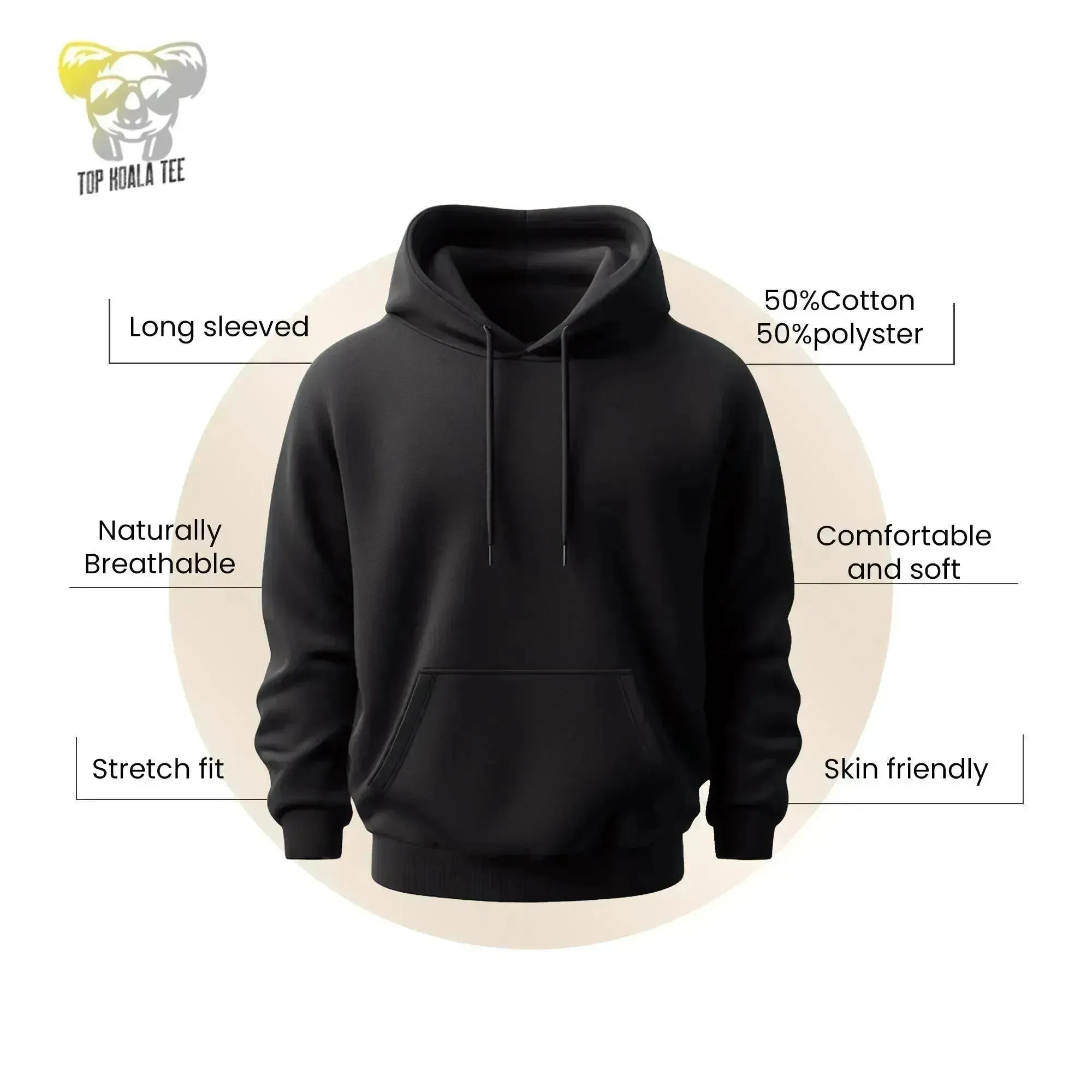 Christmas Tree Hoodie Let's Get Lit  Blended Cotton Midweight Unisex Soft Pullover