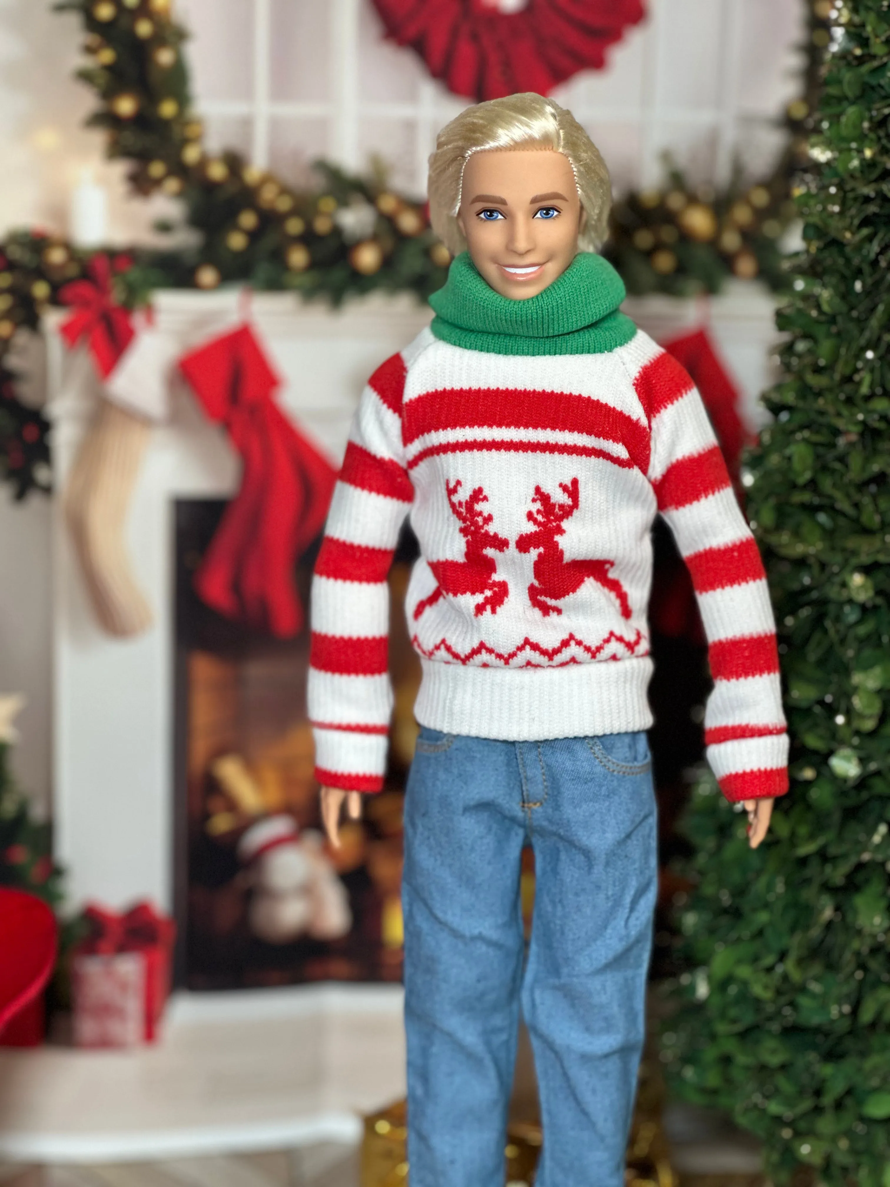 Christmas ugly sweater for Ken doll