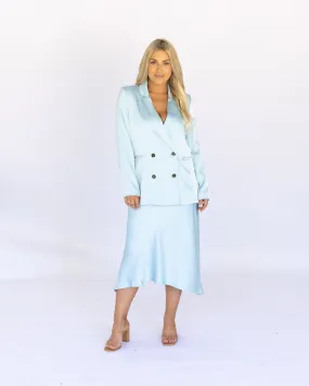 Coco Tailored Jacket - Sky Blue