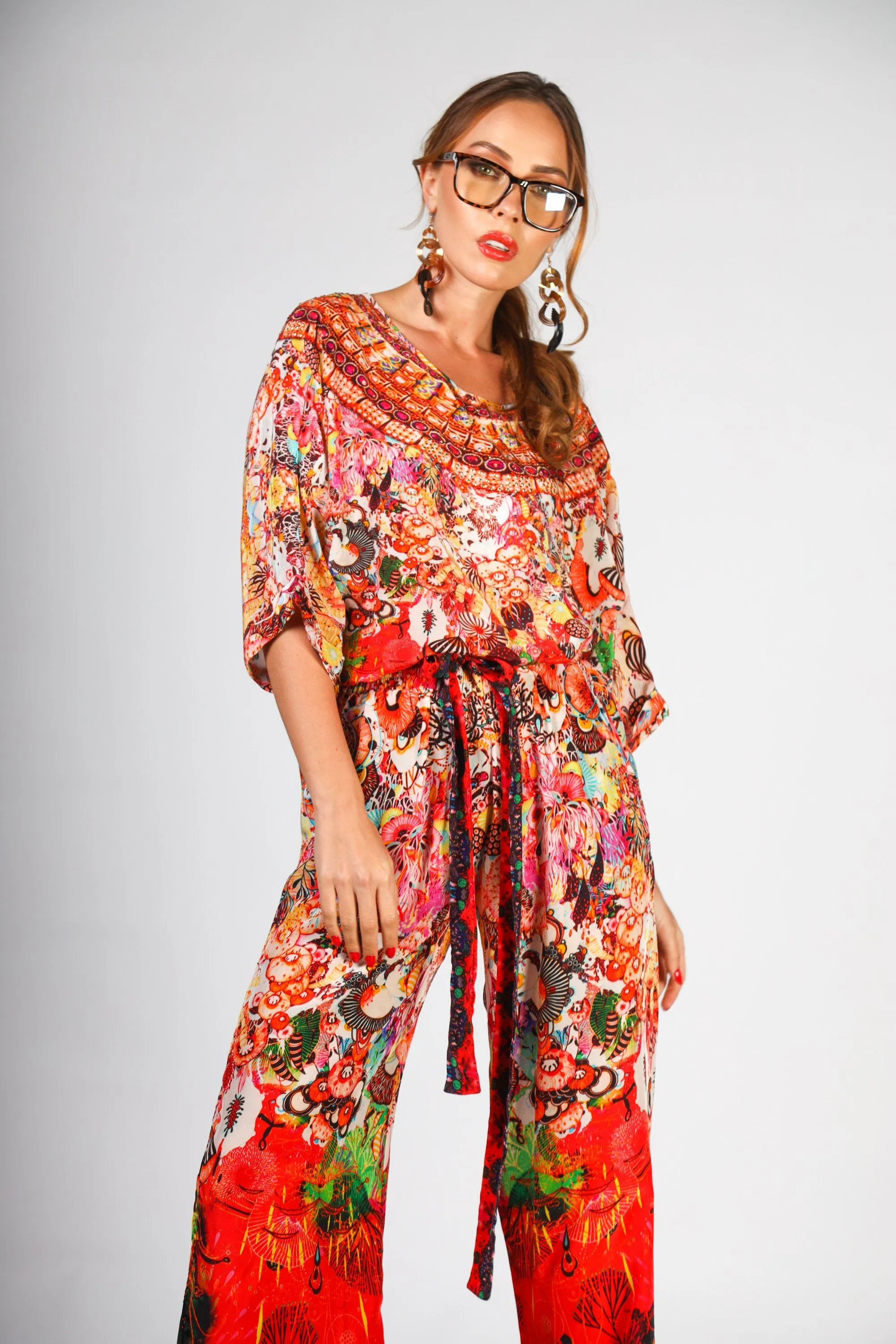 CORRALLE - KAFTAN TOP (Shorter Style)