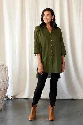 Denver Dress Shirt Olive
