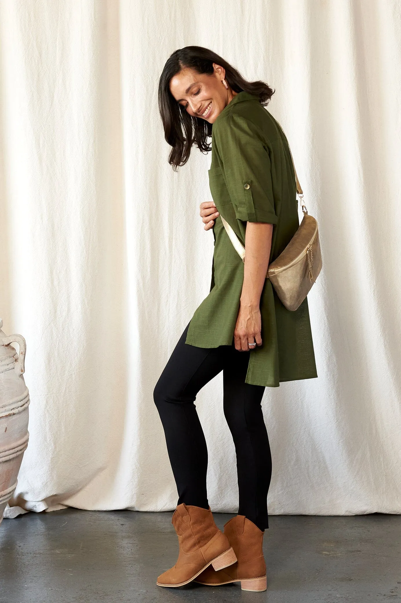 Denver Dress Shirt Olive